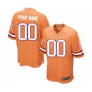 Youth Tampa Bay Buccaneers Customized Orange Glaze Alternate Custom Football Jersey