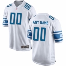 Men's Detroit Lions Nike White Custom Game Jersey