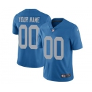 Men's Detroit Lions Customized Blue Alternate Vapor Untouchable Custom Limited Football Jersey
