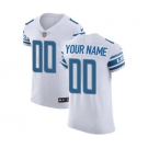 Men's Detroit Lions Customized White Vapor Untouchable Custom Elite Football Jerse