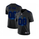 Men's Indianapolis Colts Custom Team Logo Dual Overlap Limited Football Jersey Black