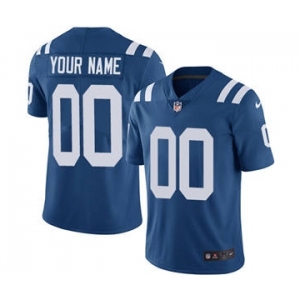 Men's Indianapolis Colts Customized Royal Blue Team Color Vapor Untouchable Custom Limited Football Jersey