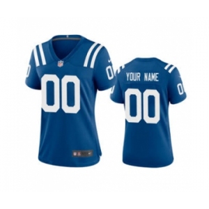Women's Colts Royal Custom 2020 New Football Game Jersey