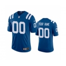 Youth Colts Custom Royal 2020 Football Stitched Vapor Limited Jersey