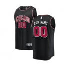 Men's Chicago Bulls Black Custom Basketball Jersey - Statement Edition