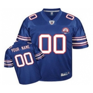 Buffalo Bills AFL 50th Anniversary Customized Jerseys blue