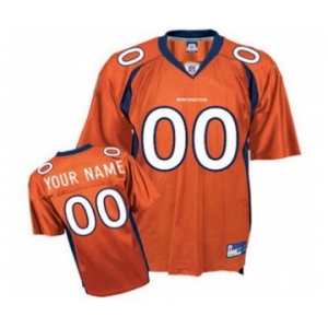Denver Broncos Customized Jerseys Orange
