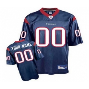 Houston Texans Customized Jerseys blue