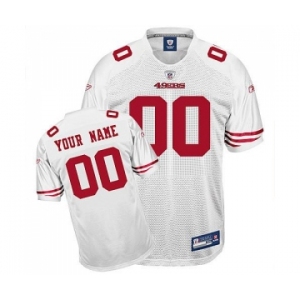 San Francisco 49ers Customized white jersey