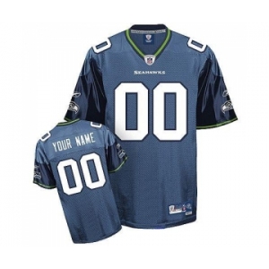 Seattle Seahawks Blue customized jerseys