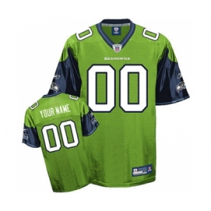Seattle Seahawks Green customized jerseys