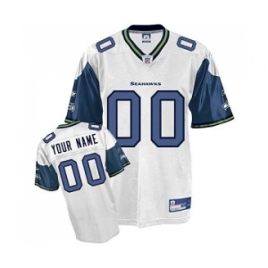 Seattle Seahawks white customized jerseys