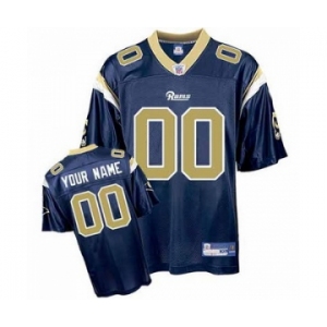 St Louis Rams Customized Jerseys blue