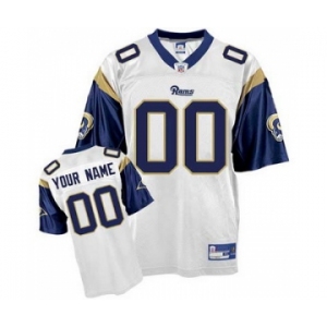 St Louis Rams Customized Jerseys white
