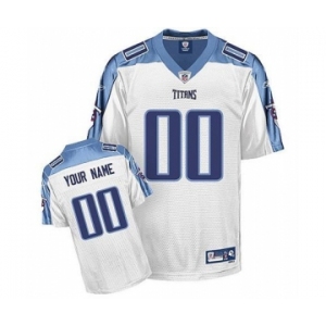 Tennessee Titans White Customized Football Jerseys