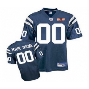 ndianapolis Colts Super Bowl XLIV Customized Jerseys blue