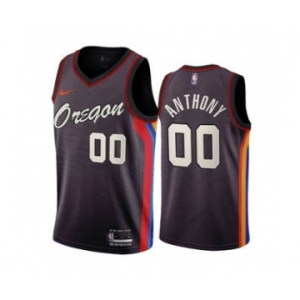 Men's Portland Trail Blazers Active Player Custom Chocolate City Edition 2020-21 Stitched Basketball Jersey