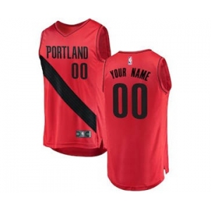 Men's Portland Trail Blazers Red Custom Basketball Jersey - Statement Edition