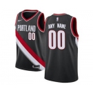 Portland Trail Blazers Black Swingman Custom Basketball Jersey - Icon Edition