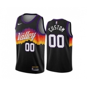 Men's Phoenix Suns Active Player Custom Black City Edition 2020-21 Stitched Basketball Jersey