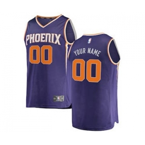 Men's Phoenix Suns Purple Custom Basketball Jersey - Icon Edition