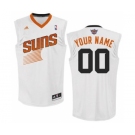 Phoenix Suns Custom Mens Basketball White Jersey