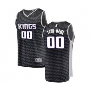 Men's Sacramento Kings Black Custom Basketball Jersey - Statement Edition