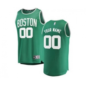 Men's Boston Celtics Kelly Green Custom Basketball Jersey - Icon Edition
