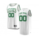 Men's Boston Celtics White Custom Basketball Jersey - Association Edition