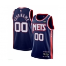 Men's Brooklyn Nets Active Player Custom 2021-2022 City Edition 75th Anniversary Stitched Basketball Jersey