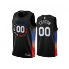 Men's New York Knicks Active Player Custom Black City Edition 2020-21 Stitched Basketball Jersey