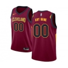 Cleveland Cavaliers Maroon Swingman Custom Basketball Jersey - Icon Edition