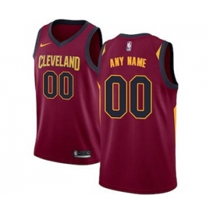 Cleveland Cavaliers Maroon Swingman Custom Basketball Jersey - Icon Edition
