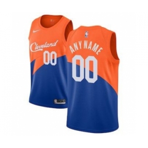 Men's Cleveland Cavaliers 2018-19 Swingman Custom Jersey - City Edition - Blue