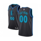 Men's Dallas Mavericks 2018-19 Swingman Custom Jersey - City Edition - Charcoal