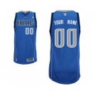 Men's Dallas Mavericks Blue Custom Basketball Jersey