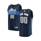 Men's Dallas Mavericks Navy Custom Basketball Jersey - Statement Edition