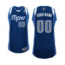 Men's Dallas Mavericks Navy Custom Basketball Jersey