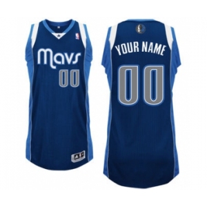 Men's Dallas Mavericks Navy Custom Basketball Jersey