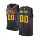 Atlanta Hawks Black Swingman Custom Basketball Jersey - Icon Edition