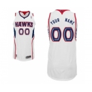 Men's Atlanta Hawks White Custom Basketball Jersey