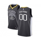 Golden State Warriors Gray Swingman Custom Basketball Jersey - Statement Edition