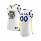 Men's Golden State Warriors White Custom Basketball Jersey - Association Edition