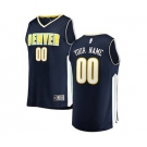 Men's Denver Nuggets Navy Custom Basketball Jersey - Icon Edition