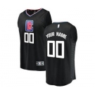 Men's LA Clippers Black Custom Basketball Jersey - Statement Edition