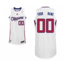 Men's LA Clippers White Custom Basketball Jersey