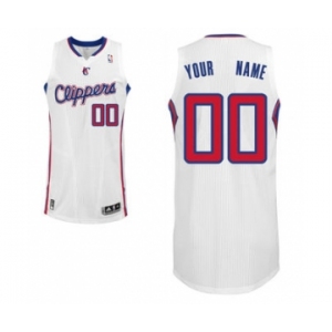 Men's LA Clippers White Custom Basketball Jersey