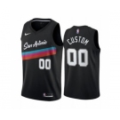 Men's San Antonio Spurs Active Player Custom Black City Edition Fiesta 2020-21 Stitched Basketball Jersey