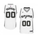 Mens San Antonio Spurs White Custom Swingman Home Jersey