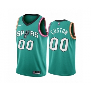 San Antonio Spurs Customized 2022-23 Teal City Edition Stitched Basketball Jersey